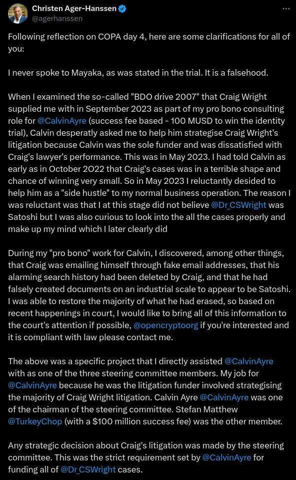 COPA vs Craig Wright: The Identity Trial