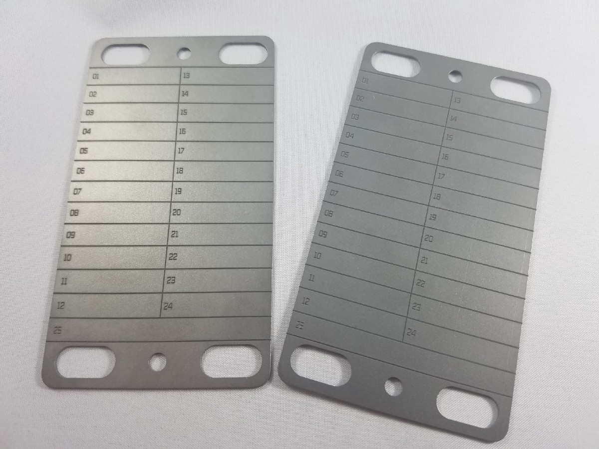 2 PK Safe Seed Steel Metal Wallet Stamp Plate Crypto Seed Phrase Storage  Backup