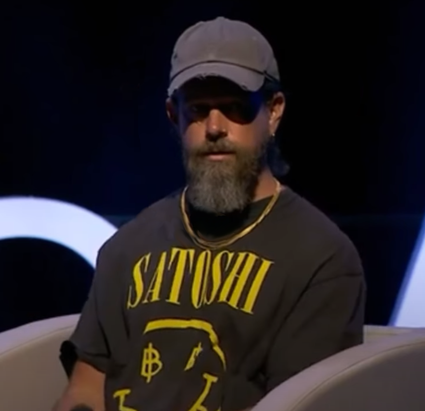 thumbnail image 2 of Satoshi Bitcoin Shirt – Nirvana Parody – Jack Dorsey Gift Idea – Men's L Gildan Softstyle 2 of 3